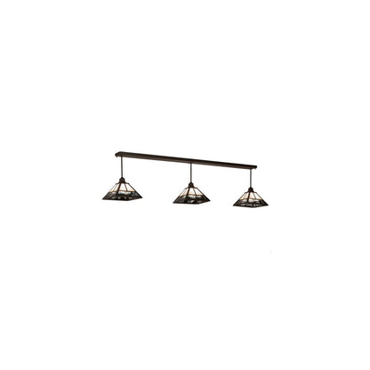 3 Light 84" Wide Linear Pendant