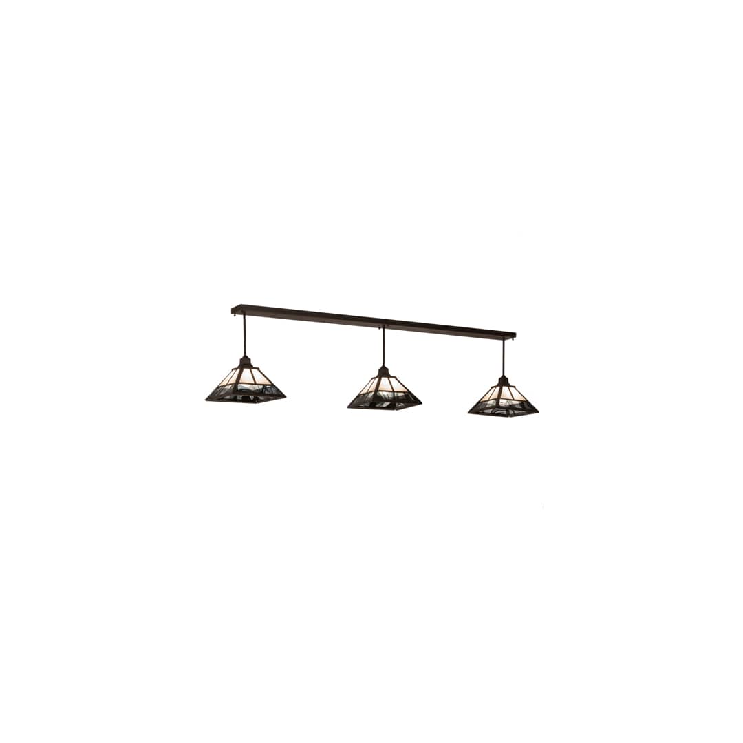 3 Light 84" Wide Linear Pendant
