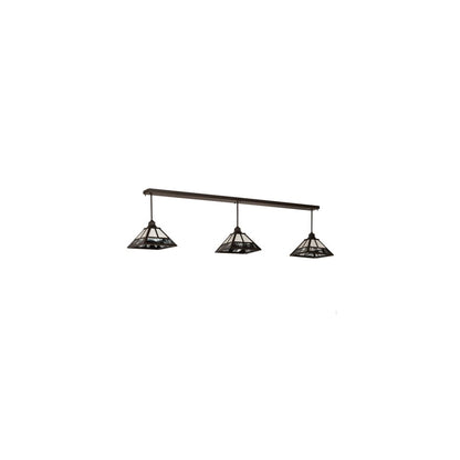 3 Light 84" Wide Linear Pendant