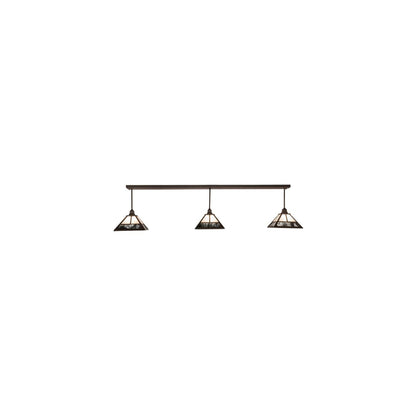 3 Light 84" Wide Linear Pendant