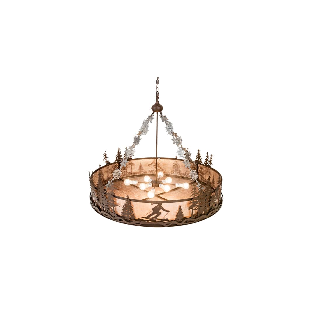 8 Light 48" Wide Pendant
