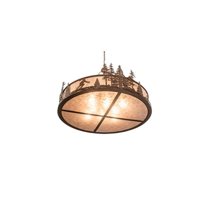 8 Light 48" Wide Pendant