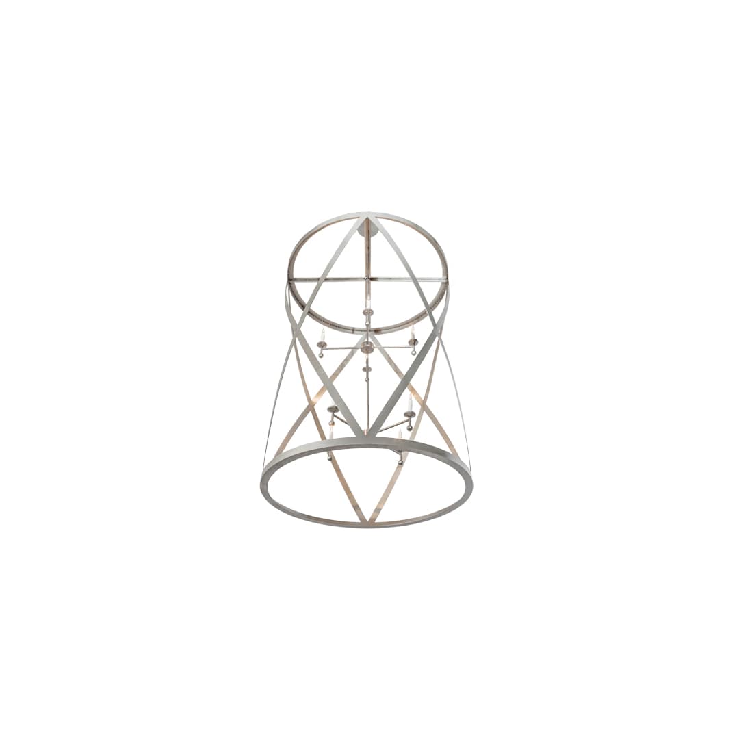 8 Light 42" Wide Taper Candle Pendant