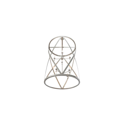 8 Light 42" Wide Taper Candle Pendant