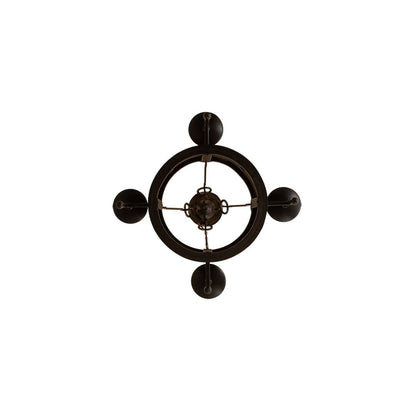 Lorenzo 4 Light 24" Wide Semi-Flush Ceiling Fixture