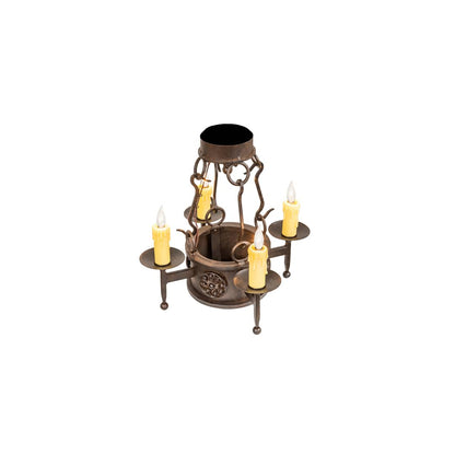 Lorenzo 4 Light 18" Wide Semi-Flush Ceiling Fixture