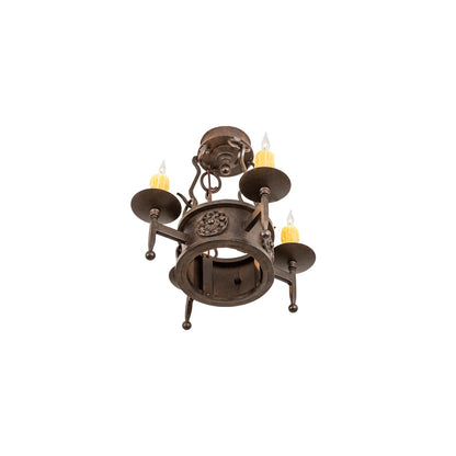 Lorenzo 4 Light 18" Wide Semi-Flush Ceiling Fixture