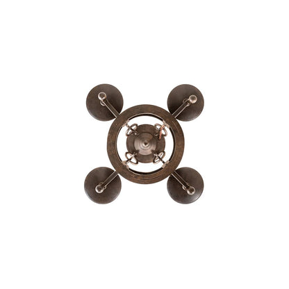 Lorenzo 4 Light 18" Wide Semi-Flush Ceiling Fixture