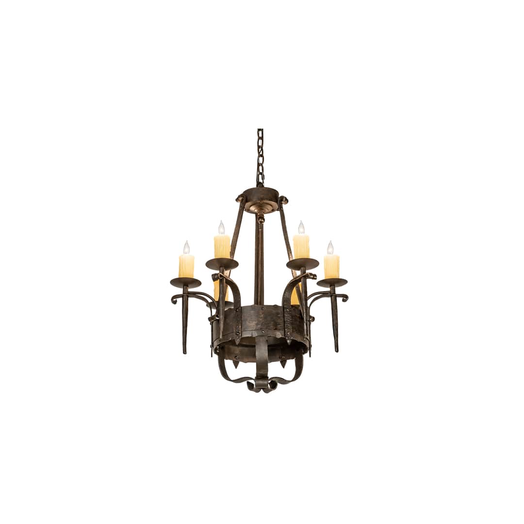 Costello 6 Light 24" Wide Taper Candle Style Chandelier