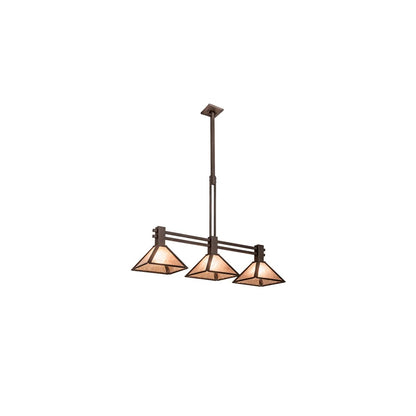 3 Light 45" Wide Linear Pendant