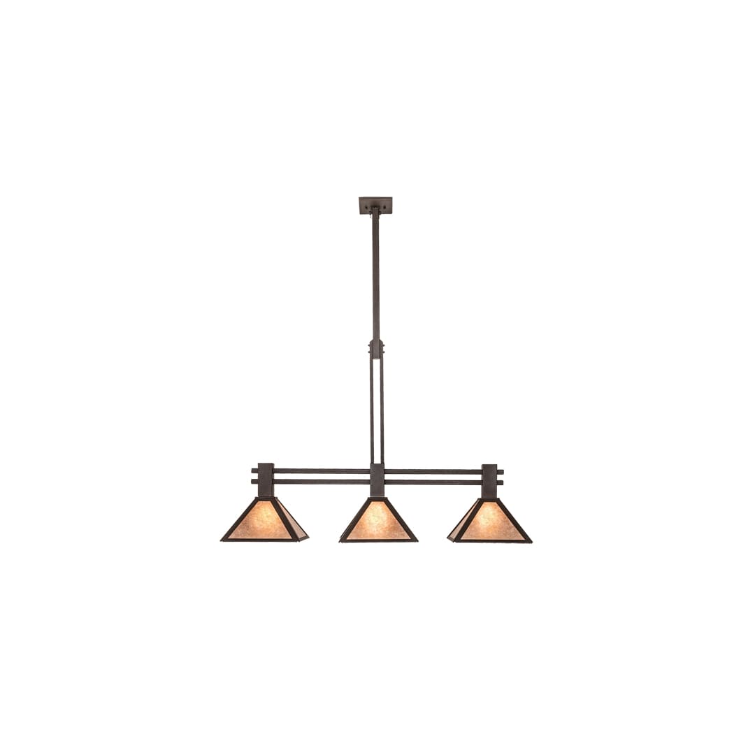 3 Light 45" Wide Linear Pendant