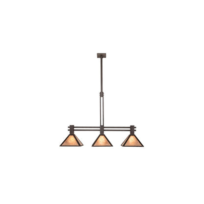 3 Light 45" Wide Linear Pendant