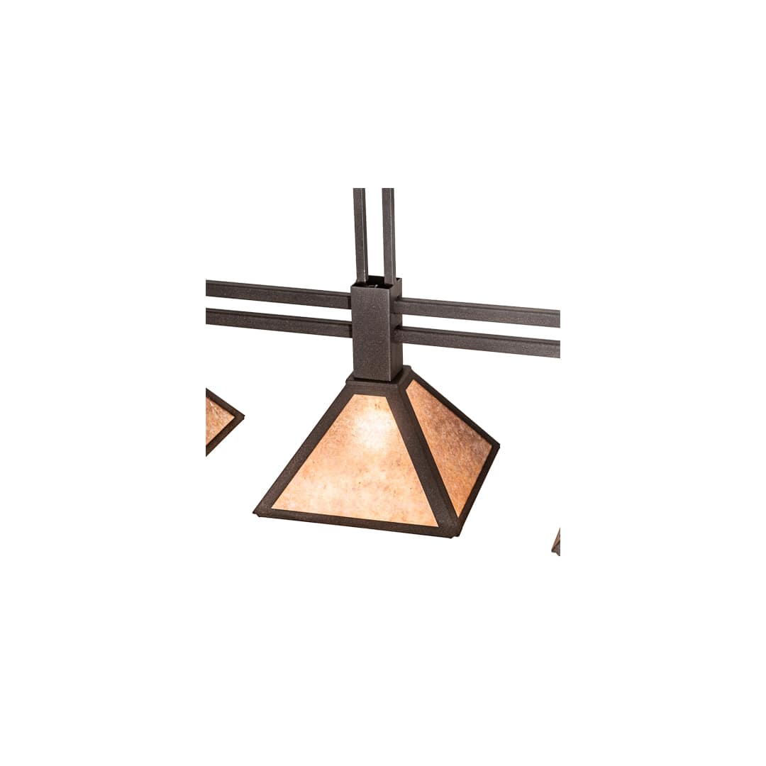 3 Light 45" Wide Linear Pendant