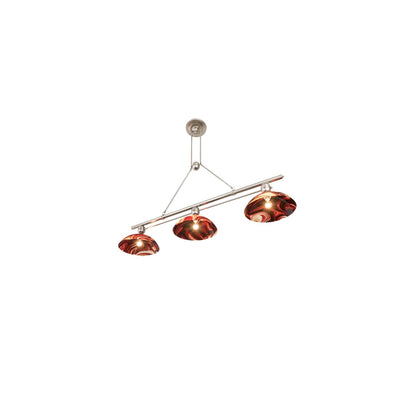 3 Light 70" Wide Linear Pendant