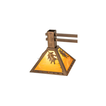 3 Light 45" Wide Linear Pendant