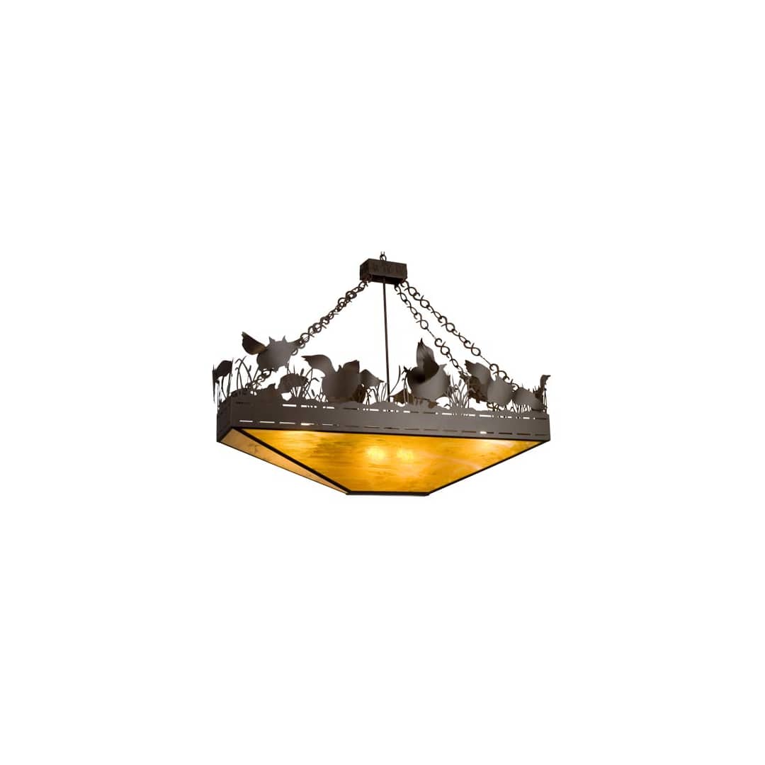 Flying Pigs 6 Light 28" Wide Linear Pendant