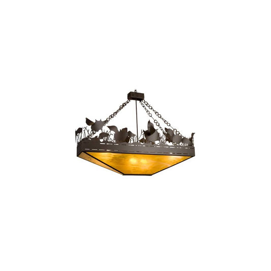 Flying Pigs 6 Light 28" Wide Linear Pendant