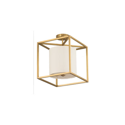 Kitzi Cilindro 20" Wide Semi-Flush Square Ceiling Fixture