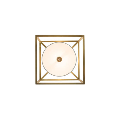 Kitzi Cilindro 20" Wide Semi-Flush Square Ceiling Fixture