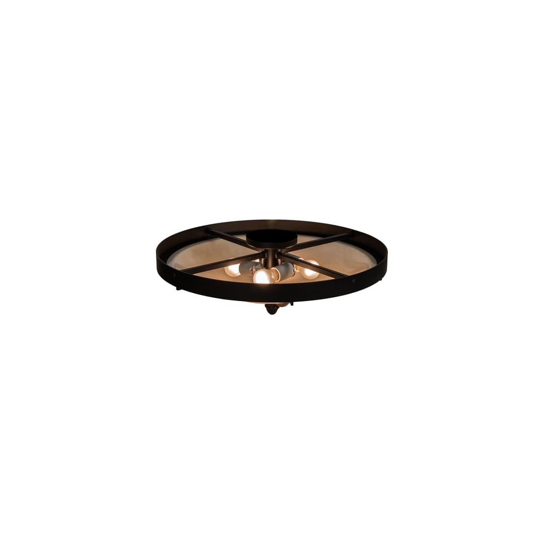 Dominga 4 Light 22" Wide Flush Mount Bowl Ceiling Fixture