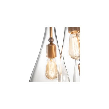 3 Light 18" Wide Multi Light Pendant