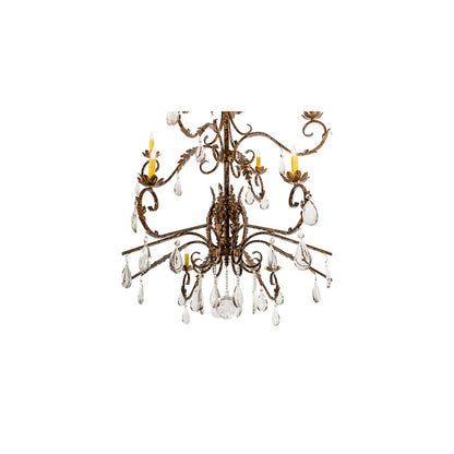 Valentina 12 Light 56" Wide Crystal Candle Style Chandelier