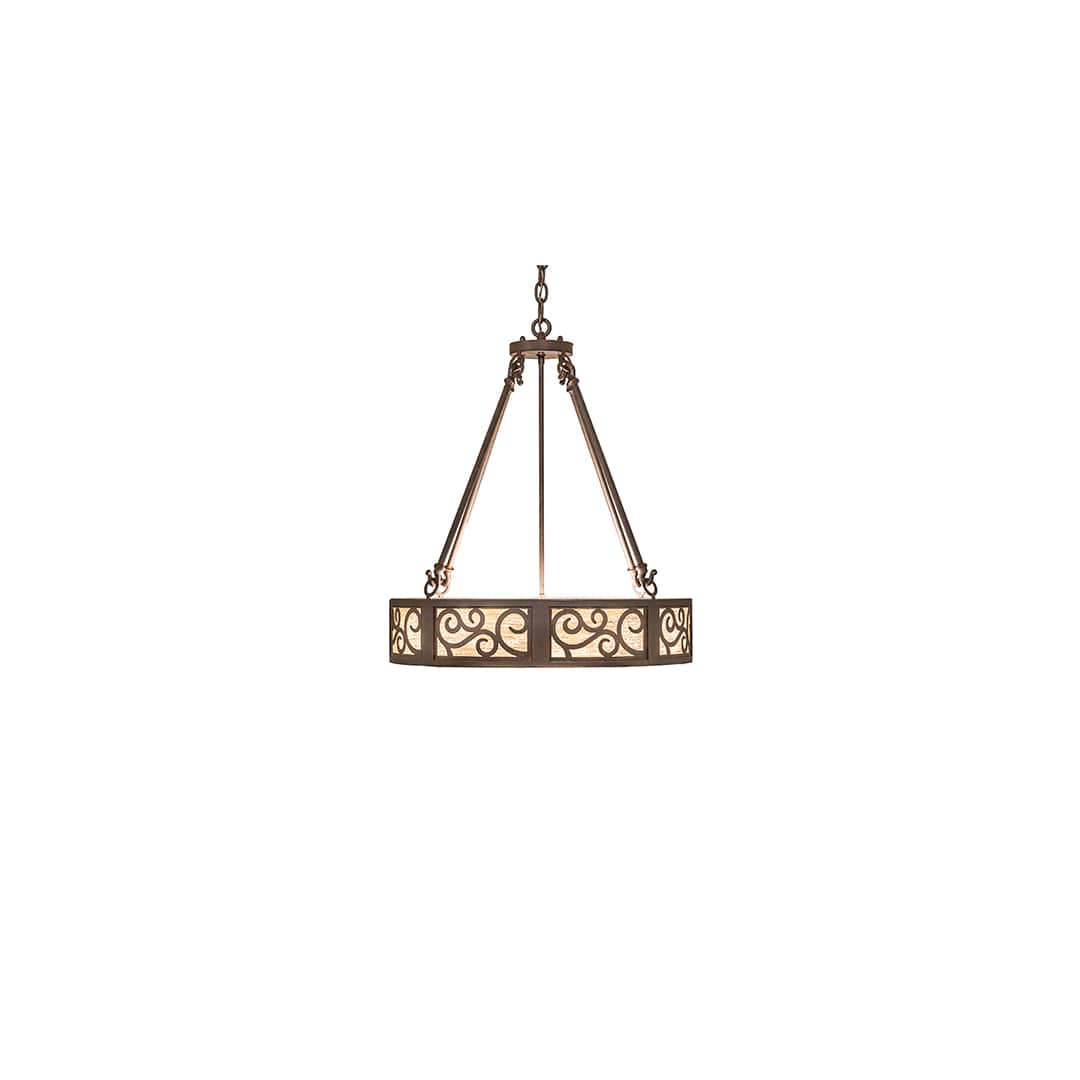 3 Light 24" Wide Pendant