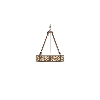 3 Light 24" Wide Pendant