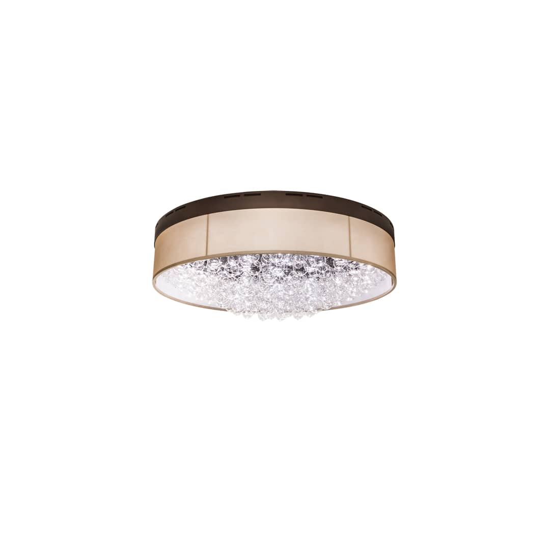 Cilindro Bulle 70" Wide LED Flush Mount Waterfall Ceiling Fixture