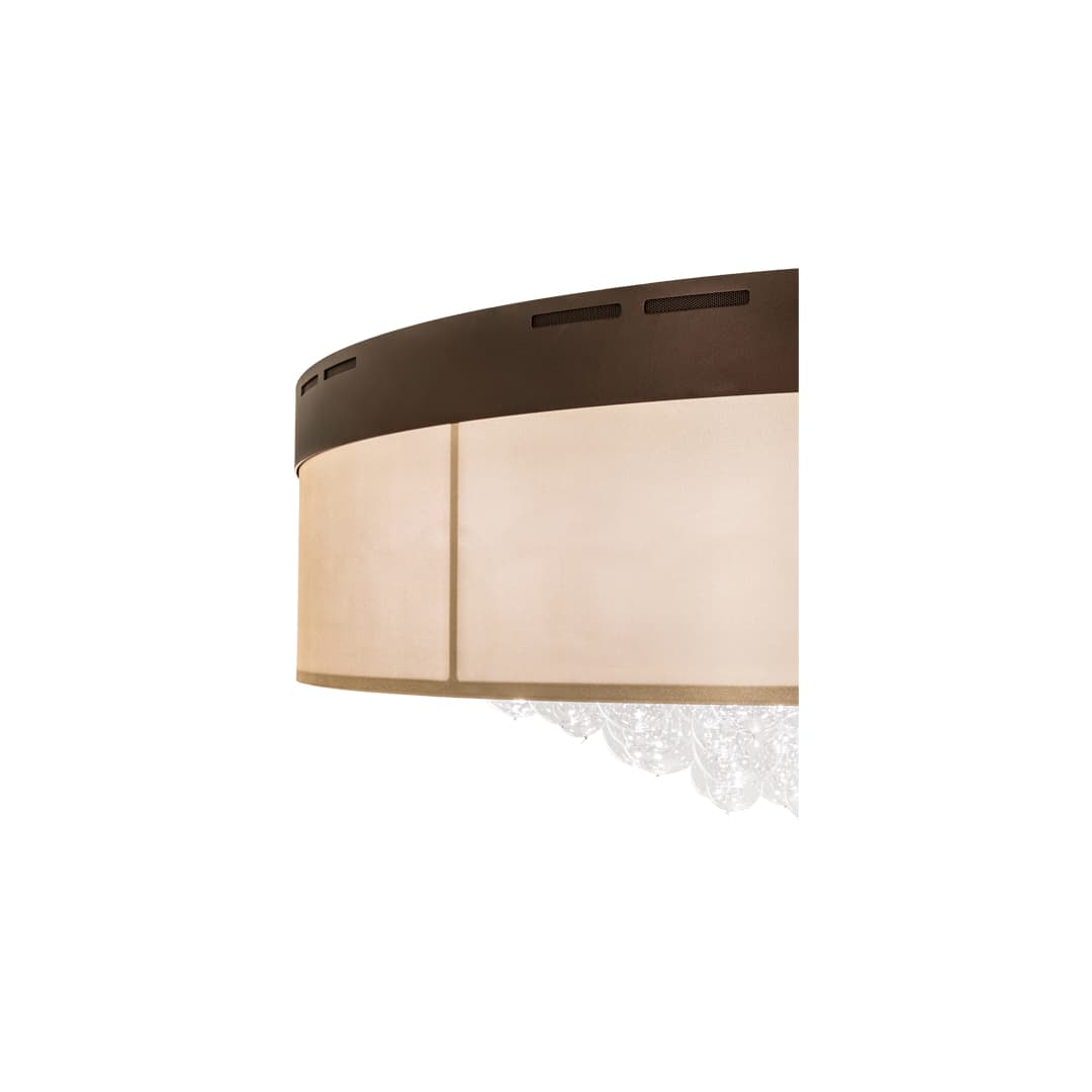 Cilindro Bulle 70" Wide LED Flush Mount Waterfall Ceiling Fixture
