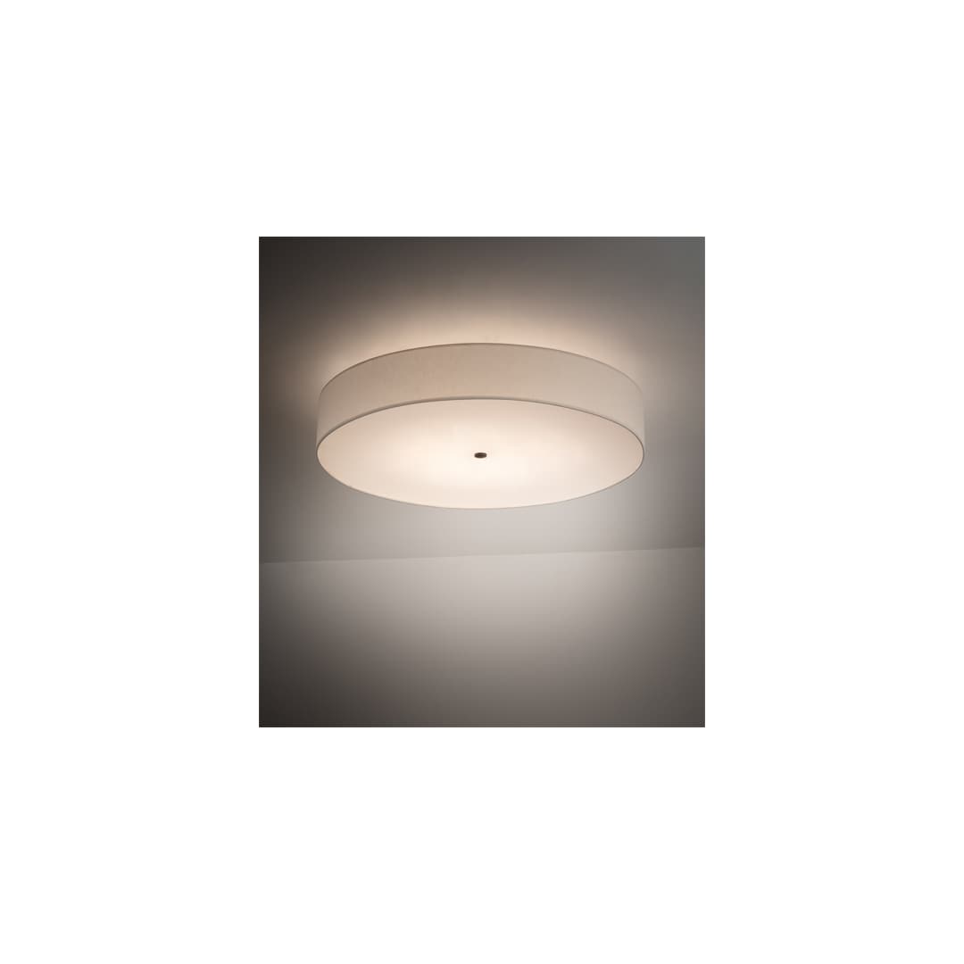 Cilindro 6 Light 36" Wide Semi-Flush Drum Ceiling Fixture - Timeless Bronze Finish