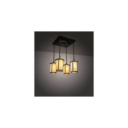 Fulton Prime 4 Light 27" Wide Semi-Flush Ceiling Fixture