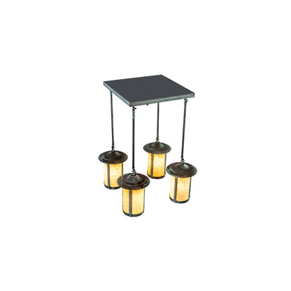 Fulton Prime 4 Light 27" Wide Semi-Flush Ceiling Fixture