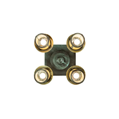 Fulton Prime 4 Light 27" Wide Semi-Flush Ceiling Fixture