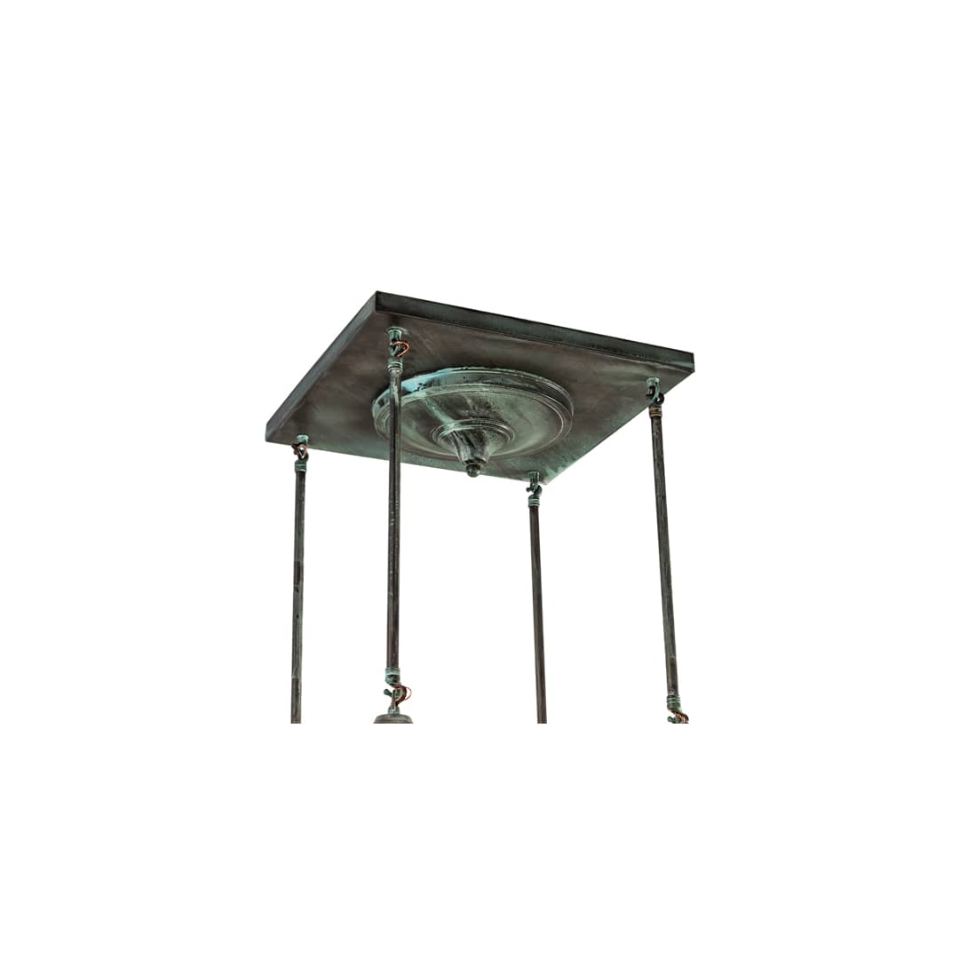 Fulton Prime 4 Light 27" Wide Semi-Flush Ceiling Fixture