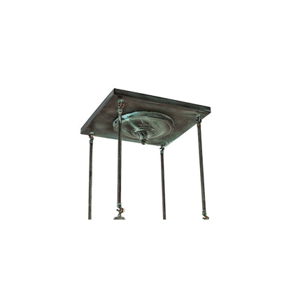 Fulton Prime 4 Light 27" Wide Semi-Flush Ceiling Fixture