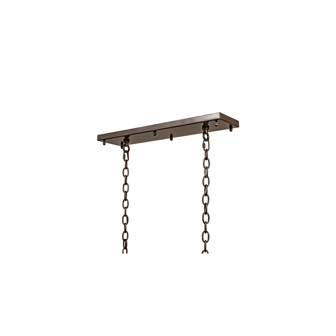 6 Light 48" Wide Linear Pendant