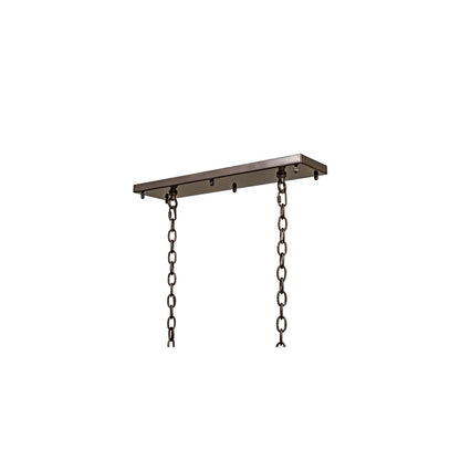 6 Light 48" Wide Linear Pendant