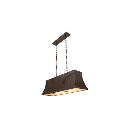 6 Light 48" Wide Linear Pendant