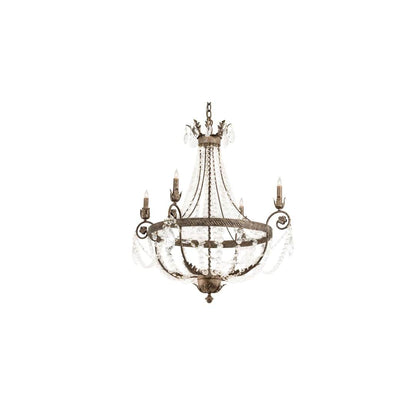 Antonia 4 Light 34" Wide Crystal Candle Style Chandelier