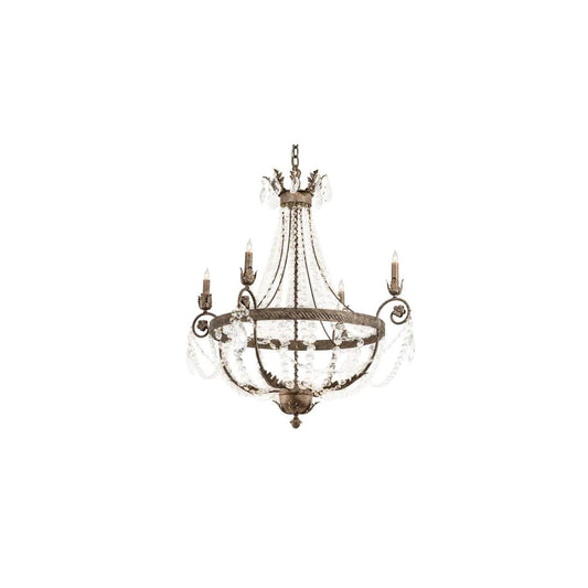 Antonia 4 Light 34" Wide Crystal Candle Style Chandelier