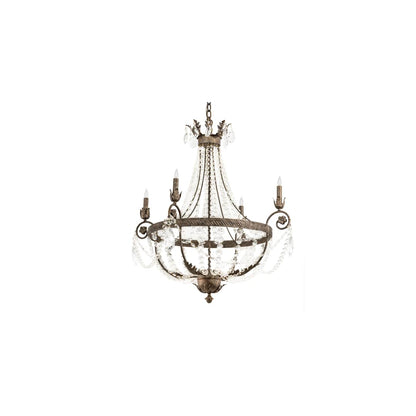 Antonia 4 Light 34" Wide Crystal Candle Style Chandelier