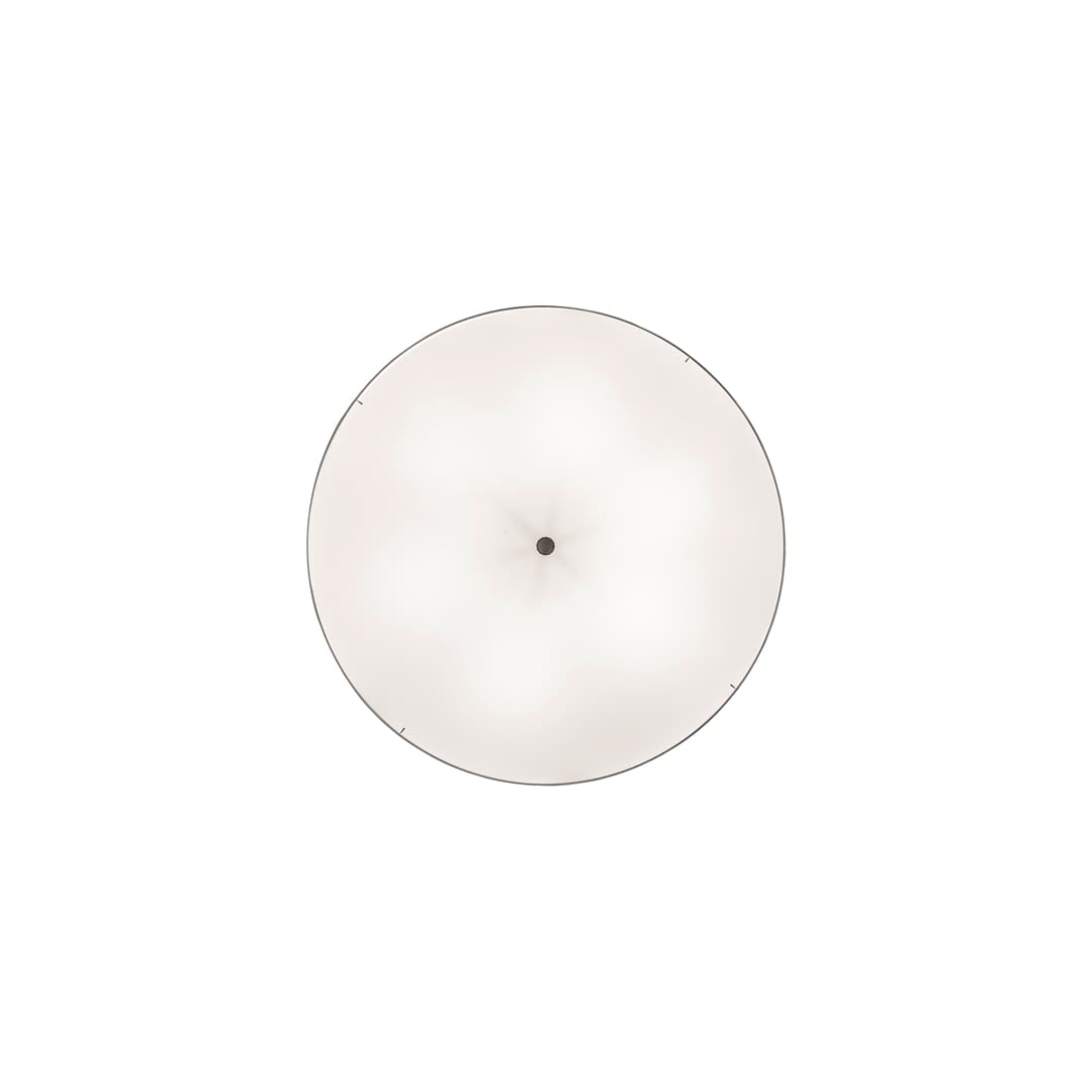 Cilindro 6 Light 36" Wide Semi-Flush Drum Ceiling Fixture - Nickel Finish