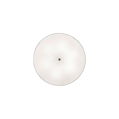 Cilindro 6 Light 36" Wide Semi-Flush Drum Ceiling Fixture - Nickel Finish