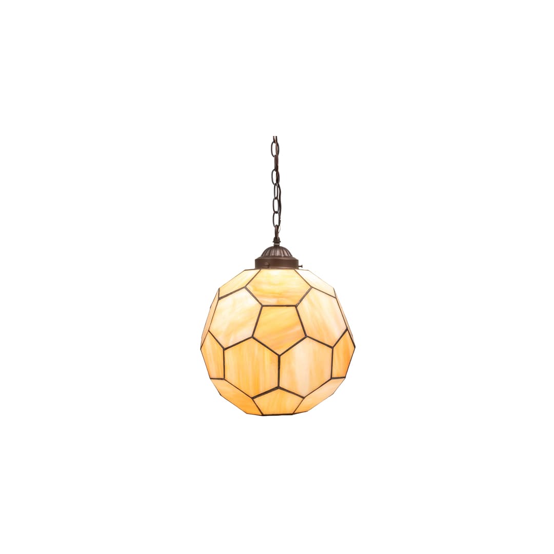 14" Wide Abstract Pendant