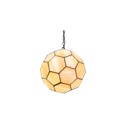 14" Wide Abstract Pendant