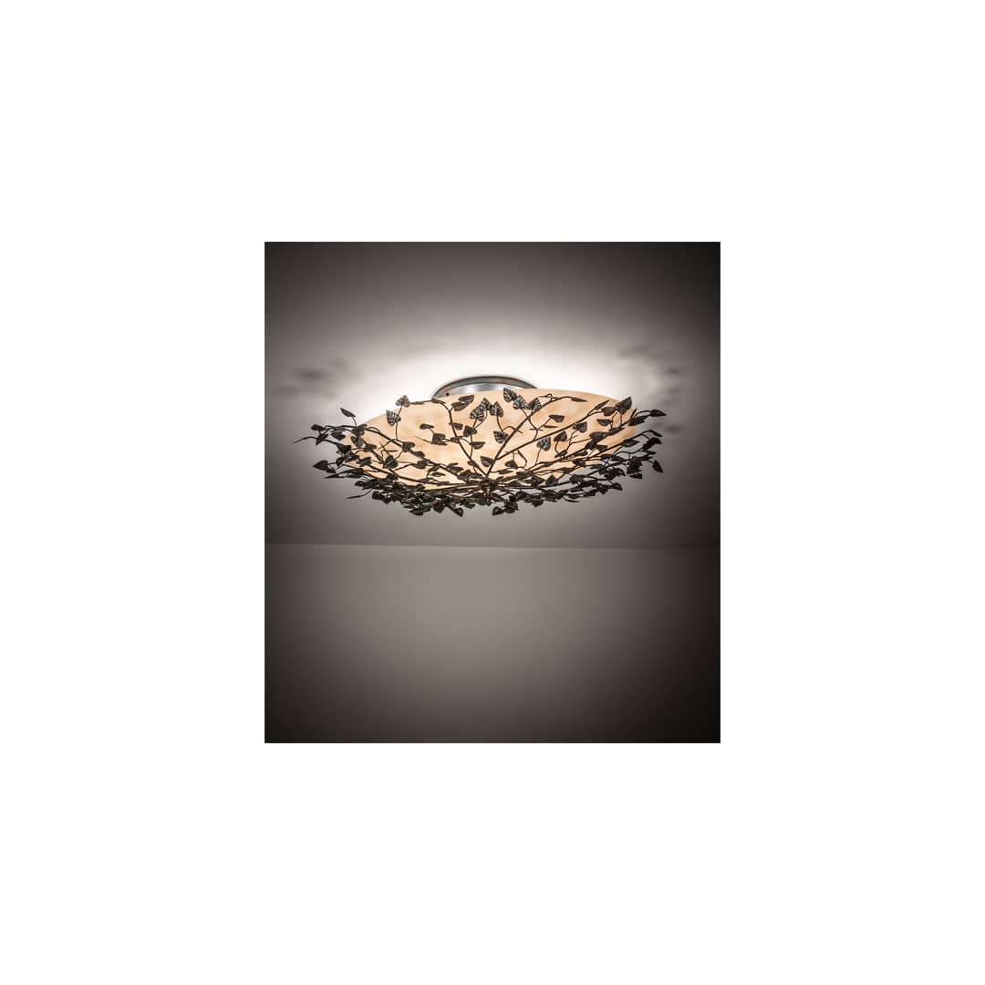 Espe 8 Light 55" Wide Semi-Flush Bowl Ceiling Fixture