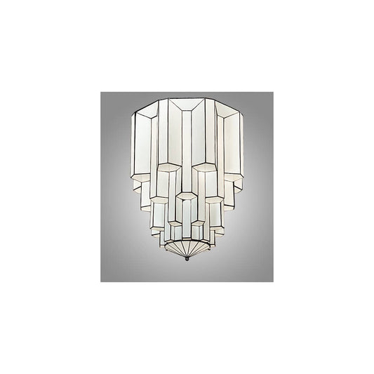Paramount 24" Wide Flush Mount Waterfall Ceiling Fixture - Antique Iron Gate Finish - GU24 Bulb Base
