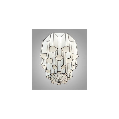 Paramount 24" Wide Flush Mount Waterfall Ceiling Fixture - Antique Iron Gate Finish - GU24 Bulb Base
