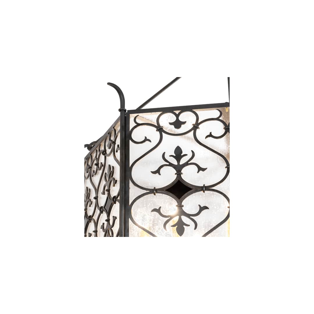 12 Light 48" Wide Taper Candle Pendant